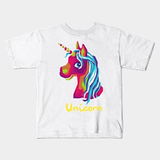 Unicorn Popart Kids T-Shirt